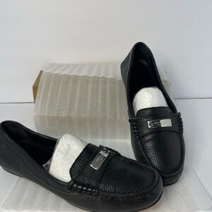 Coach Black Leather Loafers